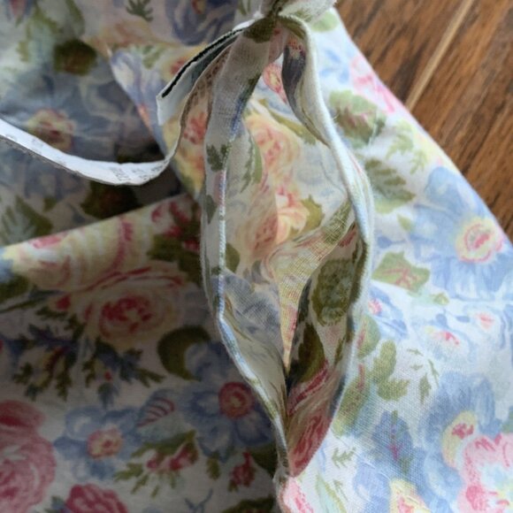 Vintage Laura Ashley Valance Sycamore Quartet Floral Shabby Cottage 84x18” #1 - Picture 7 of 8